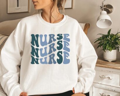 Groovy Nurse Shirt, Registered Nurse shirt, Nurse Appreciation sweatshirt, Nursing School Shirt