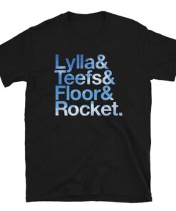 Lylla and Rocket and Floor and Teefs Shirt, Lylla & Teefs Floor Rocket Sky Unisex Shirt