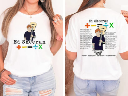 Ed Sheeran Tour Shirt, 2023 Ed Sheeran Mathematic Tour Shirt, Ed Sheeran Concert Shirt