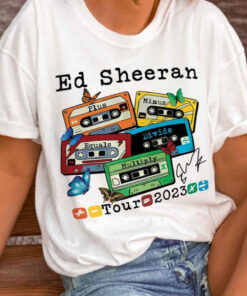 Ed Sheeran Cassette Shirt, Mathematics America Tour Shirt, Ed Sheeran Shirt