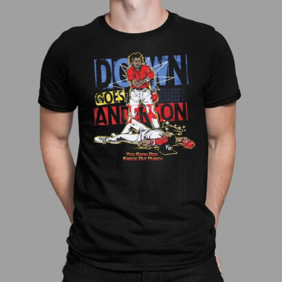 Down Goes Anderson Shirt, Jose Ramirez vs Tim Anderson Shirt, Knocks Out Punch Shirt