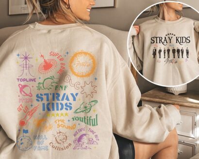 5-STAR Michelin Stray Kids Shirt, Maniac World Tour, SKZ Member, Stray Kids Shirt