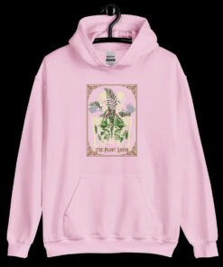 The Plant Lover Tarot Card Skeleton Hoodie, The Plant Lover Tarot Card Skeleton shirt