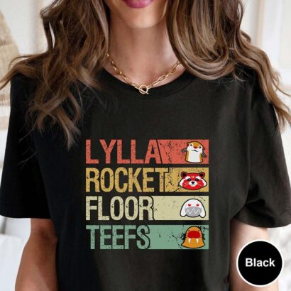 Lylla, Rocket, Floor And Teefs Shirt, Rocket Raccoon And Friends, Guardians Of The Galaxy