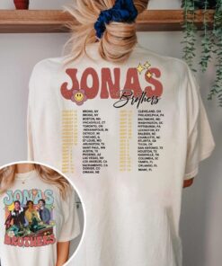 Jonas Brothers Shirt, Joe Jonas Double sided shirt, Jonas Brothers Tour 2023 Shirt