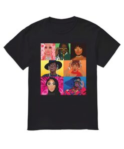 Female Rappers Shirt, Nicki Minaj, Gangsta Boo, Megan Thee Stallion, Lauryn Hill, Cardi B, Lil' Kim, Missy Elliott