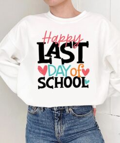 Last Day Of School Retro Shirt, Funny Teacher Shirt, School T-Shirt, End Of School Tee