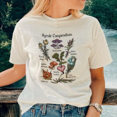 Hyrule Flora Shirt, Breath Of the Wild, Zelda Shirt, Korok shirt