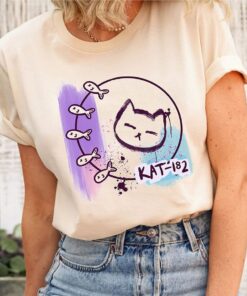 Blink Kat 182 Shirt, Cat Lover Shirt, Smile Unisex Sweater, Vintage Retro Animal Shirt, World Tour Shirt