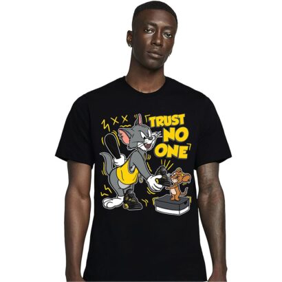 Jordan 4 Thunder Unisex Shirt,Trust No One Cat And Mouse, Shirt To Match Sneaker