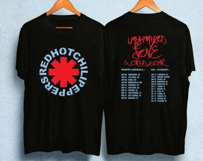 Red Hot Chili Peppers America Tour Shirt, Red Hot Chili Peppers World Tour 2023 Shirt