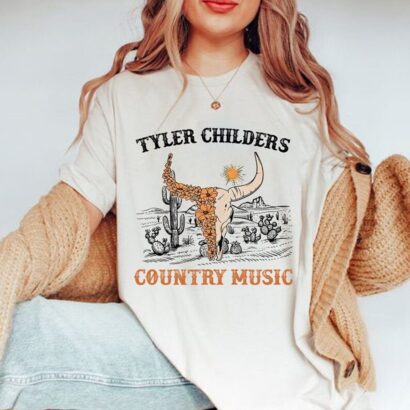 Tyler Childers Bullhead T-Shirt, Tyler Childers, Tyler Childers World Tour 2023 Shirt