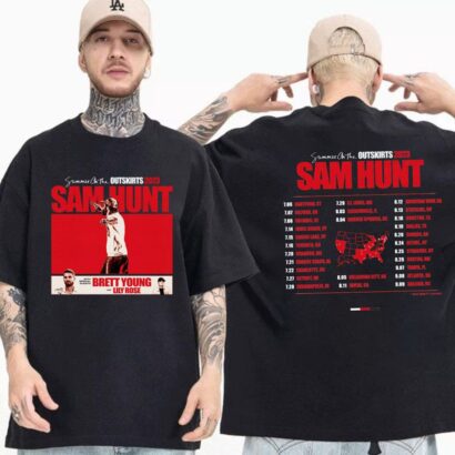 Sam Hunt Summer On The Outskirts 2023 Tour Shirt, Sam Hunt Shirt