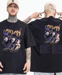 Across The Pond Tour 2023 Shirt, The Lazy Cat Tee, Lovejoy Tour 2023 Shirt