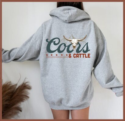 Rodeo Sweatshirt, Desert Crewneck, Cowgirl Hoodie, Yellowstone Hoodie, Bull Hoodie, Country Girl Sweat