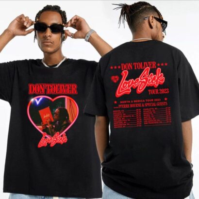 Don Toliver Love Sick Tour 2023 Shirt, Love Sick North America Tour 2023 Shirt, Don Toliver Shirt