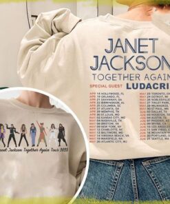 Janet Jackson Tour 2023 Unisex Shirt, Janet Jackson Together Again Tour 2023 Shirt, Janet Jackson Vintage Shirt