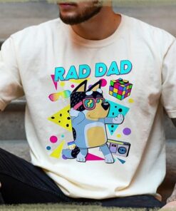 Bluey Rad Dad T Shirt, Bluey and Bandit T Shirt, Bluey Shirt
