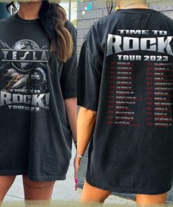 Tesla Time To Rock! Tour 2023 Shirt, Time To Rock 2023