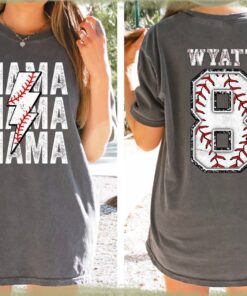 Custom Baseball Mom Shirt, Mom Baseball Tee, Baseball Top for Mom, Baseball Day Season Shirt, Sports Mom Tee, Baseball Game Shirt