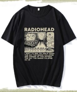 Radiohead Tshirt, Radiohead Band Shirt