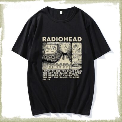 Radiohead Tshirt, Radiohead Band Shirt