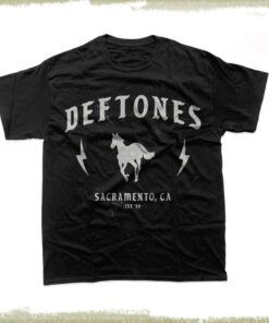 Deftones Unisex T-Shirt, White Pony Tee, Chino Moreno