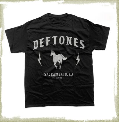 Deftones Unisex T-Shirt, White Pony Tee, Chino Moreno