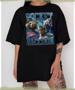 Retro Rocket Racoon Shirt, Guardians Of The Galaxy 3, Rocket Racoon Shirt, Guardians Of The Galaxy Shirt