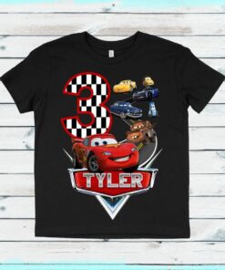 Cars Birthday Shirt, Boy's McQueen and Mater Birthday Shirt