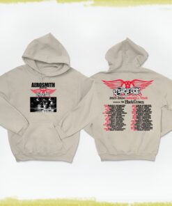 Aerosmith 2023 – 2024 Peace Out Farewell Tour Band Photo Hoodie, Aerosmith Shirt