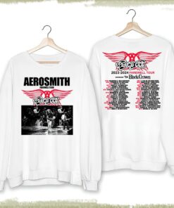 Aerosmith 2023 – 2024 Peace Out Farewell Tour Band Photo Sweatshirt, Aerosmith Shirt