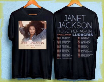 Janet Jackson Tour 2023 Unisex Shirt,Janet Jackson Together Again Tour 2023 Shirt, Janet Jackson Vintage Shirt