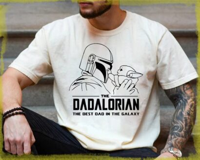 The Dadalorian 2023 T Shirt, This is The Way, Fathers Day Tee, Star Wars Dad Shirt