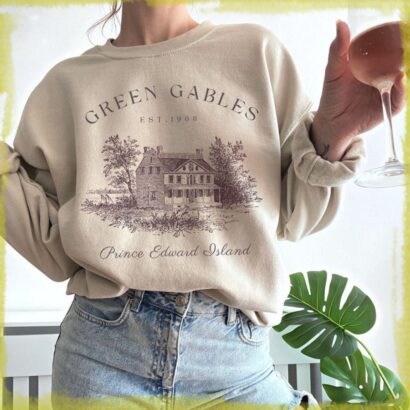 Anne of Green Gables Sweatshirt, Anne with an E, light academia, book sweatshirt Anne Shirley anne of green gables gifts books sweatshirt