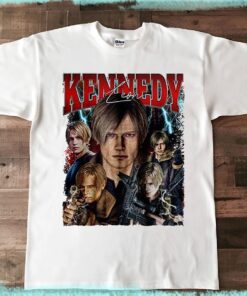 Leon T Shirt, Leon kennedy Residence Evil Shirt, Leon RE4 Shirt