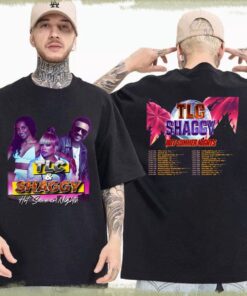 TLC and Shaggy Hot Summer Night Tour 2023 Shirt, TLC and Shaggy Shirt, Hot Summer Night Concert Shirt