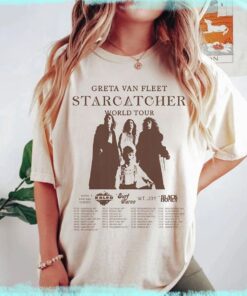 Starcatcher World Tour 2023 Tshirt, Vintage Greta New Album Tour Shirt, Greta Van 2023 Tour Shirt