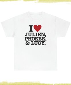 Boygenius, I love Julien, Phoebe, and Lucy, T-shirt