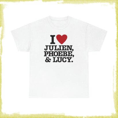 Boygenius, I love Julien, Phoebe, and Lucy, T-shirt