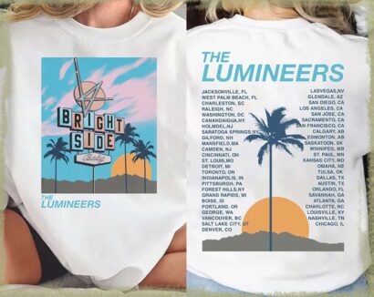 The Lumineers Tshirt, Brightside World Tour Music Band Shirt