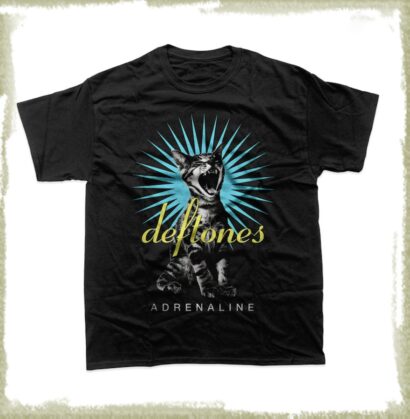 Deftones Unisex T-Shirt, Adrenaline Tee, Chino Moreno