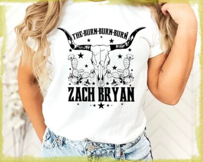 Bull Skull Zach Bryan Tour 2023 Shirt