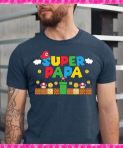 Super Papa Shirt, Funny Papa Tshirt, Father's Day Shirt