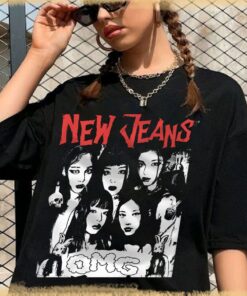 Newjeans OMG Vintage Shirt, Newjeans Band Girl Kpop Shirt, Newjeans Merch Sweatshirt