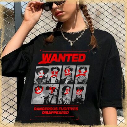 Ateez Wanted Shirt, Ateez Fanart Shirt, Ateez The Fellowship : Break the Wall 2023 World Tour Unisex Shirt