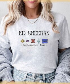 Ed Sheerious Mathematics Tour T Shirt, Ed Sheerious Shirt, Ed Tour Shirt, Ed Sheerious Tour 2023