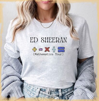 Ed Sheerious Mathematics Tour T Shirt, Ed Sheerious Shirt, Ed Tour Shirt, Ed Sheerious Tour 2023