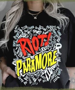 Vintage Riot Paramore T-shirt, Rock Band Shirt, This Is Why Tour 2023 shirt, Music Tour Merch, Riot Paramore T-shirt