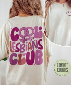 Cool Lesbians Club Tshirt, Cool Pride Club Shirt, Pride Women Shirt, Lgbtq Shirts, Lgbt Lesbian Pride Shirt